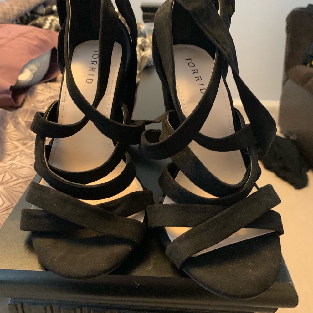 Torrid strappy high heels